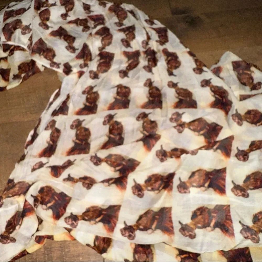 Weaven Steven Animal Print Scarf